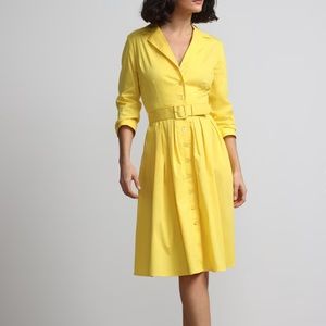 NY&Co Collared Button Front Flare Shirtdress